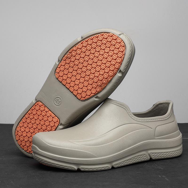 Anti-Slip Chef Nurse Work Clogs Waterproof Oil-Proof Wide Toe Lightweight Cushion for Hospital Kitchen Restaurant clogs Black Footwear Walking Shoes